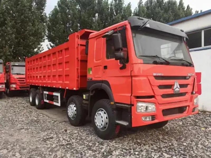 Sinotruk 8X4 Dump Truck English